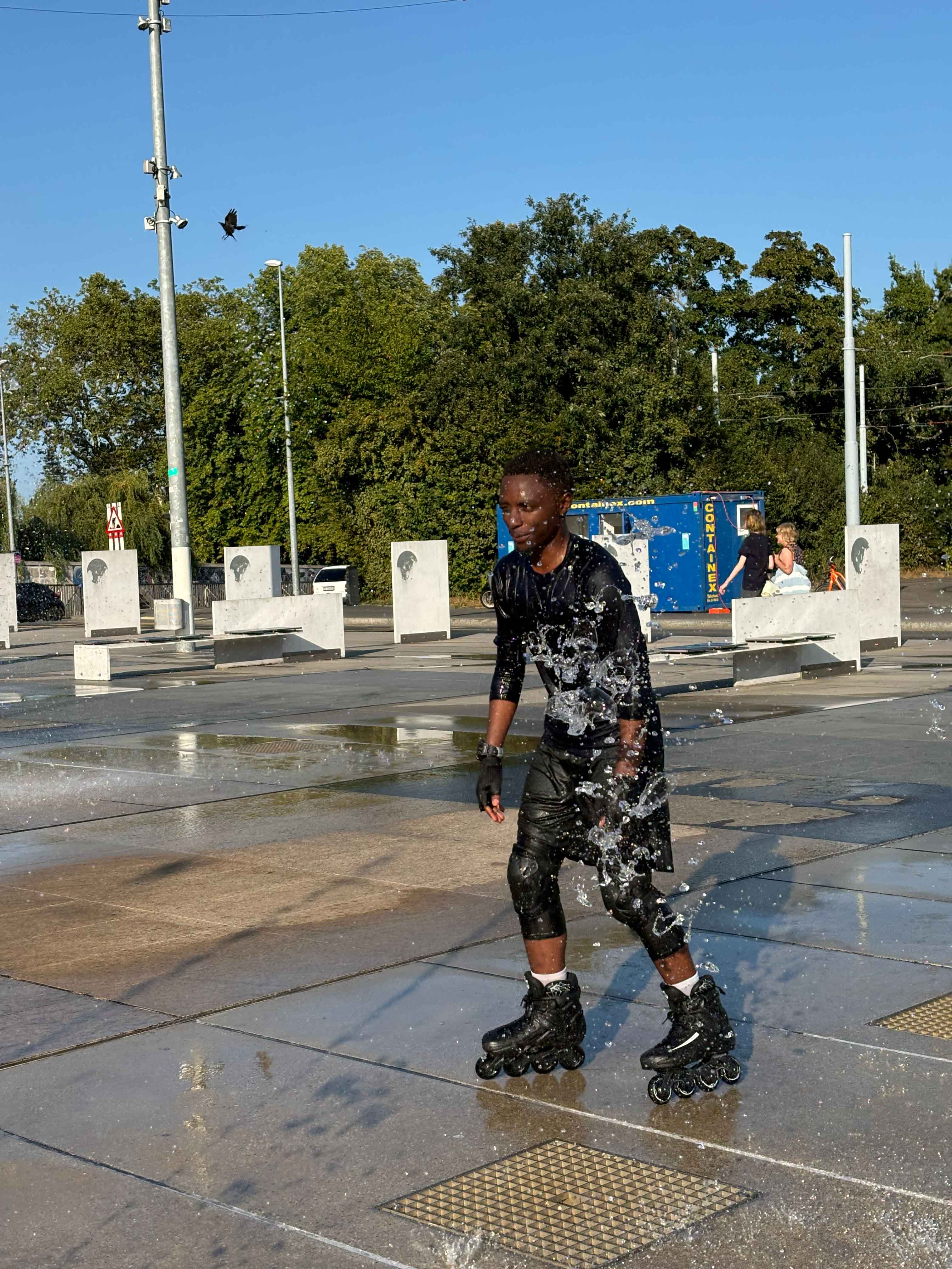 Rollerblading portrait 3