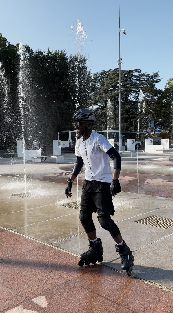 Rollerblading portrait 3